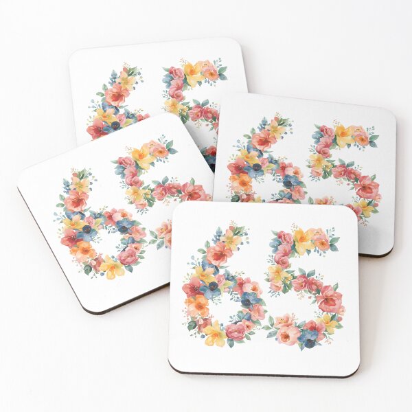 Item preview, 65th birthday flowers  watercolor. designed and sold by uunaa.
