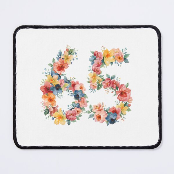Item preview, 65th birthday flowers  watercolor. designed and sold by uunaa.