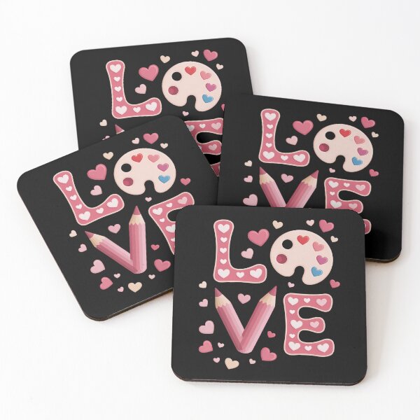 Artikelvorschau, Kunstlehrerin, Valentinstag, Malerin, Malerin, Liebende, Zeichnung entworfen und verkauft von IdunayaStore.
