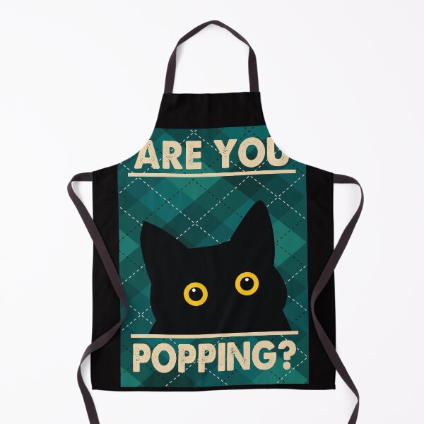 Item preview, Are You Pooping? Funny Cat Retro Bathroom Toilet WC designed and sold by PurrfectHome.