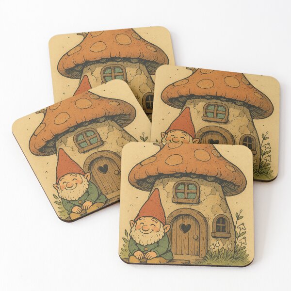 Item preview, Dwarf idyll: Cozy get-together in front of the fly agaric house designed and sold by Mauswohn.