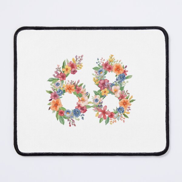 Item preview, 68th birthday flowers watercolor. designed and sold by uunaa.