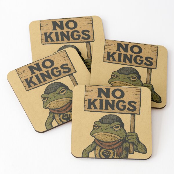 Item preview, Rebellious Frog: No Kings – A Statement for Freedom designed and sold by Mauswohn.