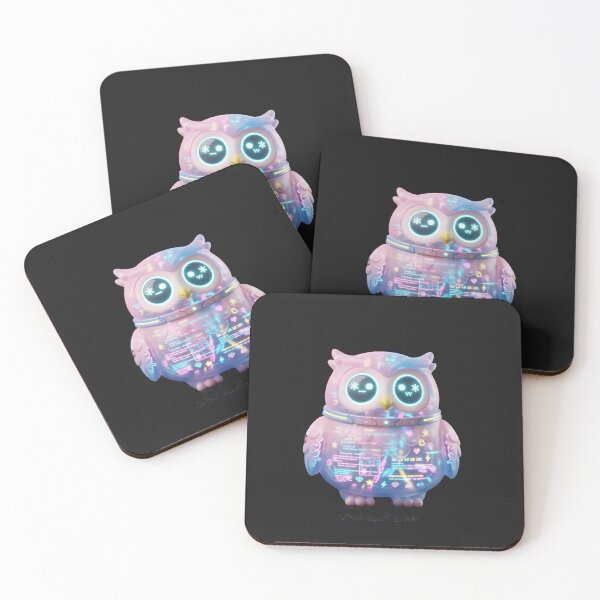 Item preview, Cyber Kawaii Owl designed and sold by SlawOnly.
