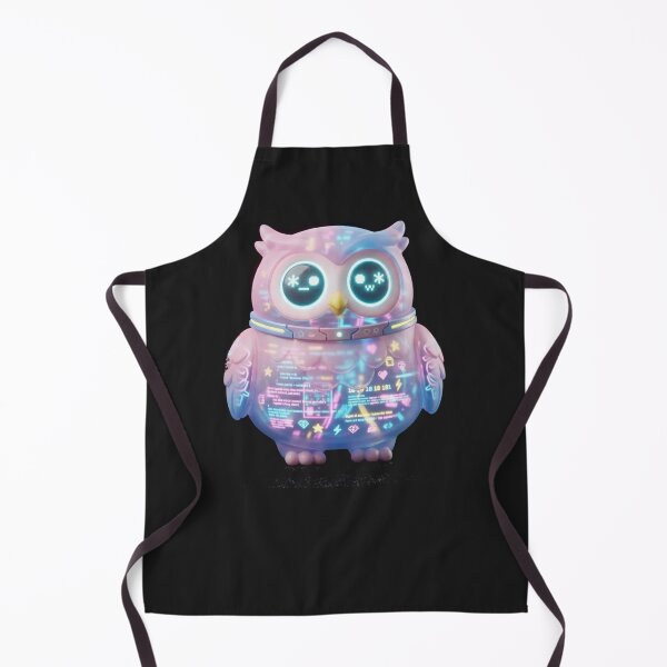 Item preview, Cyber Kawaii Owl designed and sold by SlawOnly.