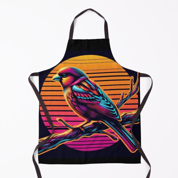 Item preview, Neon Bird – Synthwave Sunset Design designed and sold by Dogandesighn.
