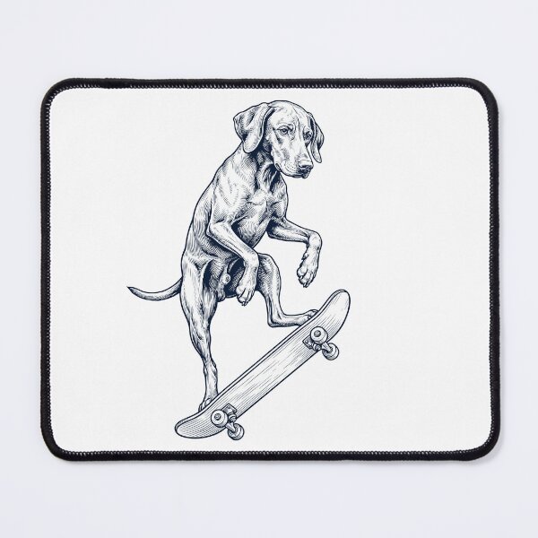 Item preview, Vintage Vizsla Skateboarding Skate Dog Dad Lover designed and sold by DoodleTortle.