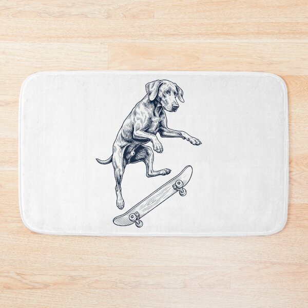 Item preview, Vintage Weimaraner Skateboarding Skate Dog Dad Lover designed and sold by DoodleTortle.