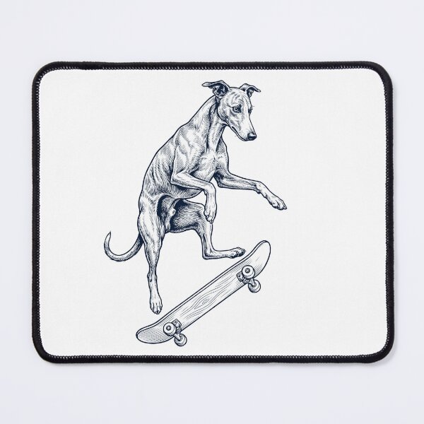 Item preview, Vintage Whippet Skateboarding Skate Dog Dad Lover designed and sold by DoodleTortle.