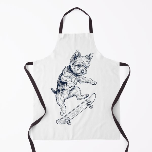 Item preview, Vintage Yorkshire Terrier Skateboarding Skate Dog Dad Lover designed and sold by DoodleTortle.