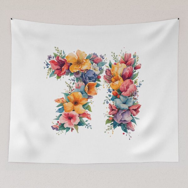 Item preview, 71st birthday flowers  watercolor. designed and sold by uunaa.