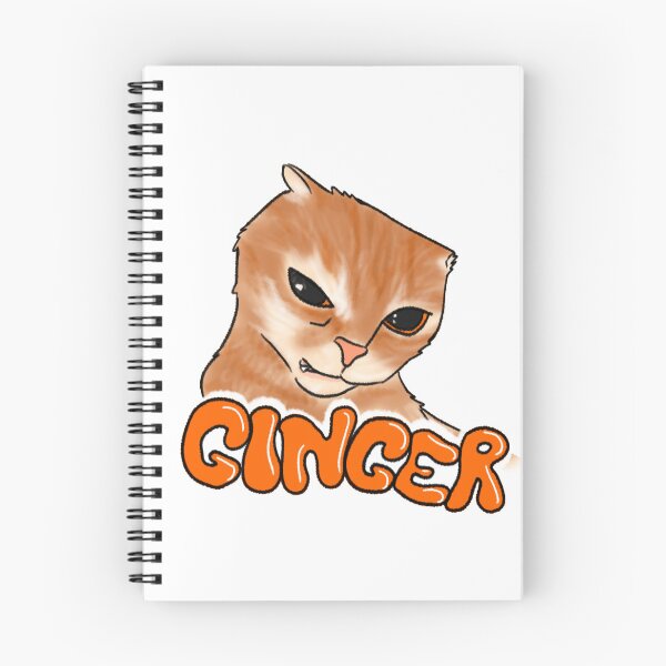 Item preview, Ginger Cat Meme Funny Smirk Cartoon designed and sold by XanDuri.