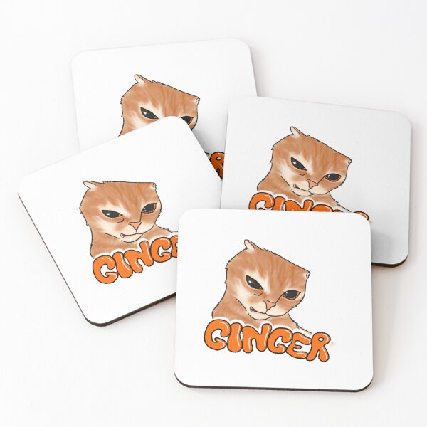 Item preview, Ginger Cat Meme Funny Smirk Cartoon designed and sold by XanDuri.