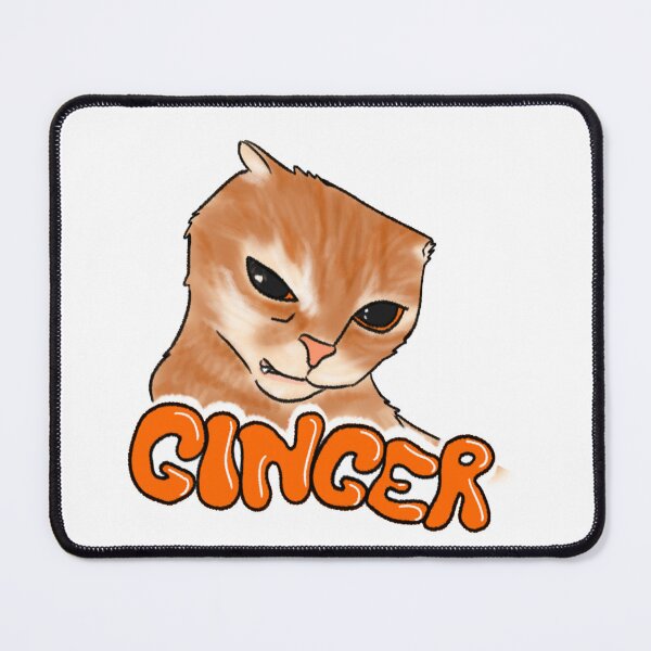 Item preview, Ginger Cat Meme Funny Smirk Cartoon designed and sold by XanDuri.