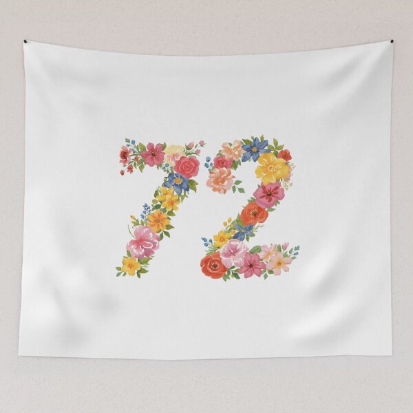 Item preview, 72nd birthday flowers  watercolor. designed and sold by uunaa.