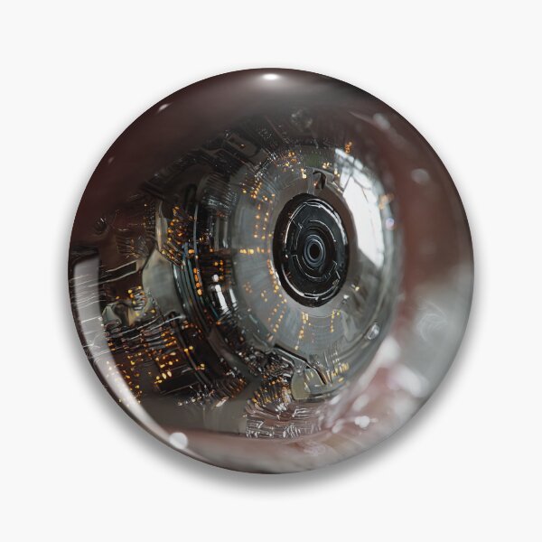 Item preview, Artificial Intelligence Vision – Hyper-Realistic Cyberpunk Eye designed and sold by cyberartmaker.