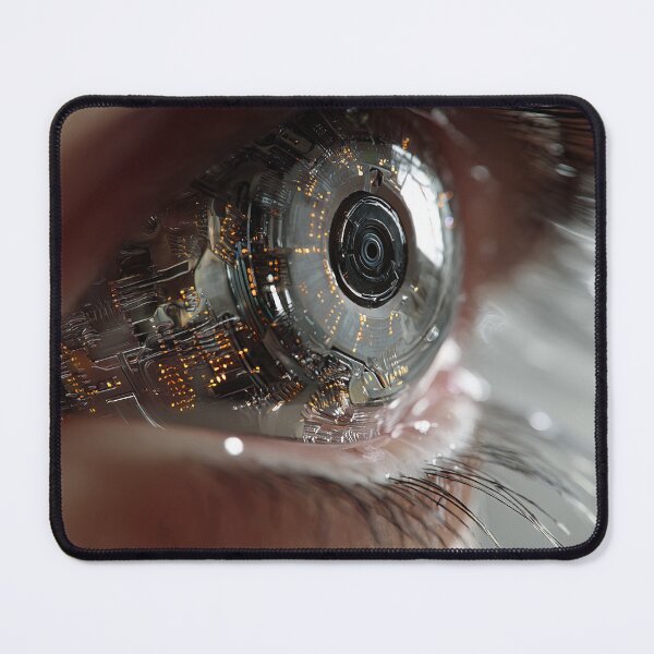 Item preview, Artificial Intelligence Vision – Hyper-Realistic Cyberpunk Eye designed and sold by cyberartmaker.
