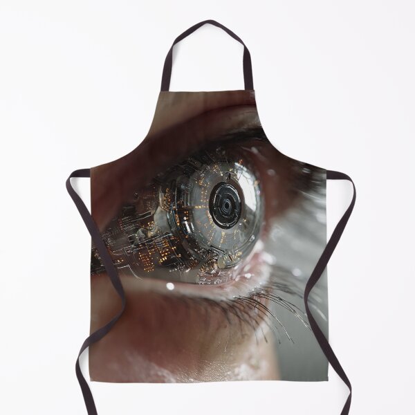 Item preview, Artificial Intelligence Vision – Hyper-Realistic Cyberpunk Eye designed and sold by cyberartmaker.