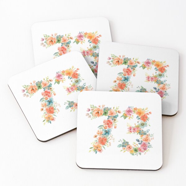 Item preview, 73rd birthday flowers  watercolor. designed and sold by uunaa.