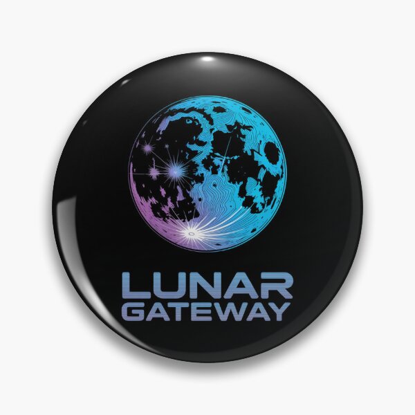 Item preview, Lunar Gateway — Moon Topographic Map Glowing Space Art Tee V1 designed and sold by DarylWelsh2024.