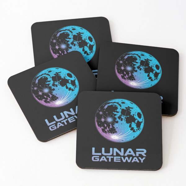 Item preview, Lunar Gateway — Moon Topographic Map Glowing Space Art Tee V1 designed and sold by DarylWelsh2024.