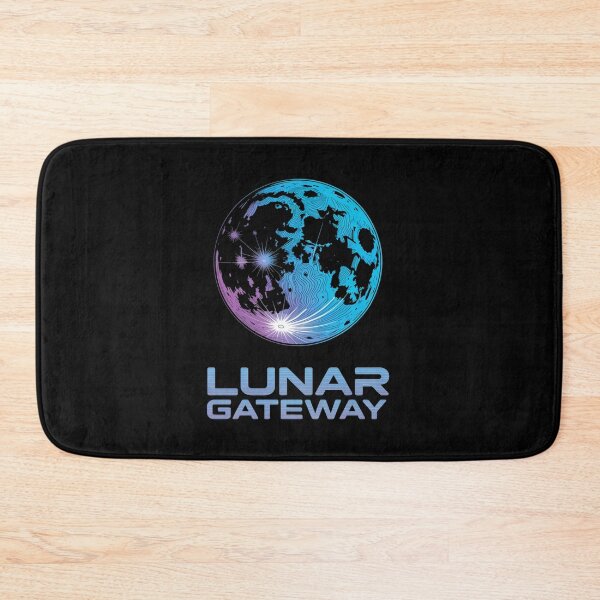 Item preview, Lunar Gateway — Moon Topographic Map Glowing Space Art Tee V1 designed and sold by DarylWelsh2024.