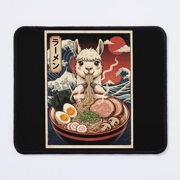 Item preview, Vintage Llama Ramen Japanese Kawaii Anime Animal Lover designed and sold by TerryConnells.