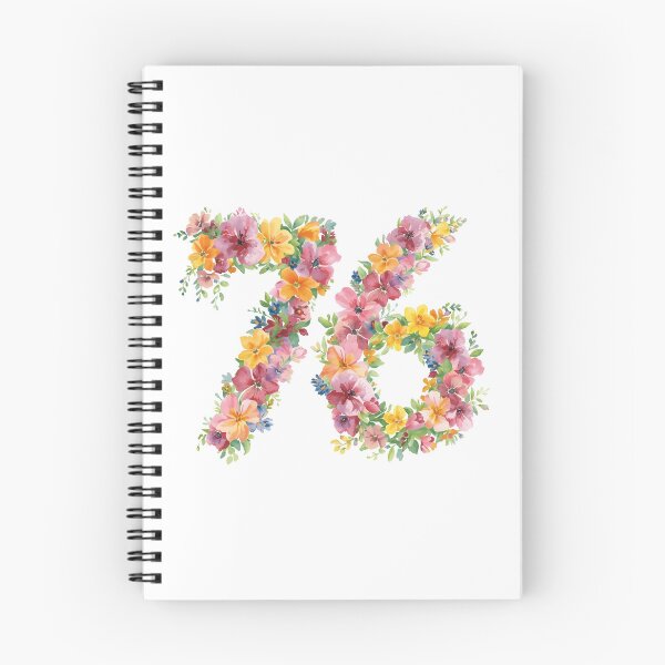 Item preview, 76th birthday flowers  watercolor. designed and sold by uunaa.