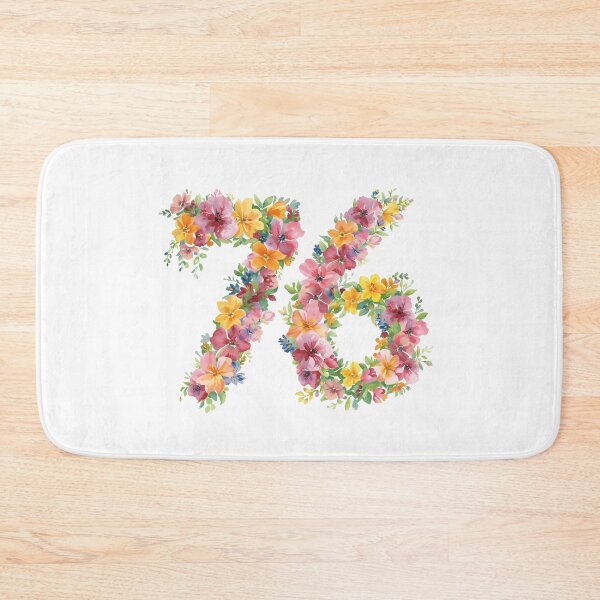 Item preview, 76th birthday flowers  watercolor. designed and sold by uunaa.