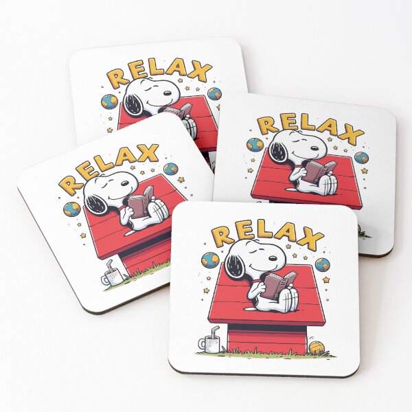 Item preview, Snoopy Relax Reading Book on Doghouse designed and sold by mikergoles.
