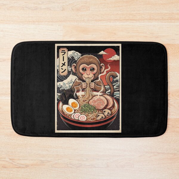 Item preview, Vintage Monkey Ramen Japanese Kawaii Anime Animal Lover designed and sold by TerryConnells.