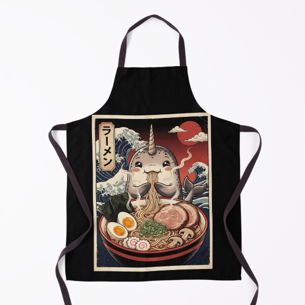 Item preview, Vintage Narwhal Ramen Japanese Kawaii Anime Animal Lover designed and sold by TerryConnells.