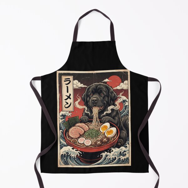 Item preview, Vintage Newfoundland Ramen Japanese Kawaii Anime Dog Lover designed and sold by TerryConnells.