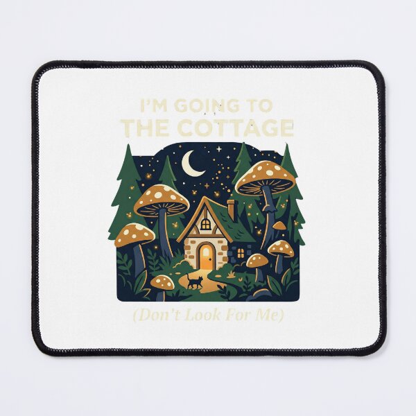 Item preview, I'm Going To The Cottage Don't Look For Me T-Shirt | Funny Cottagecore Introvert Shirt designed and sold by Egyptian king ⭐⭐⭐⭐⭐.