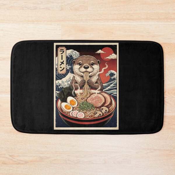 Item preview, Vintage Otter Ramen Japanese Kawaii Anime Animal Lover designed and sold by TerryConnells.