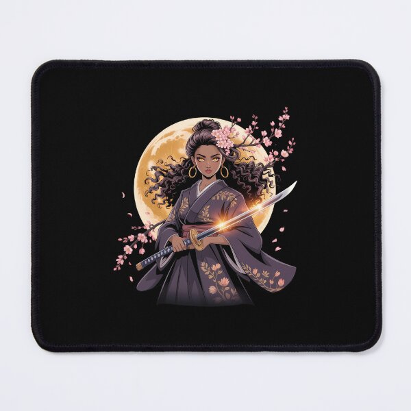 Item preview, Black Woman Japanese Girl Black Cat Women designed and sold by FaithAbbott.