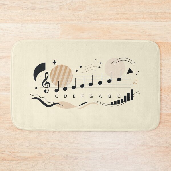 Item preview, Minimal Abstract Musical Scale Illustration designed and sold by Sn1ver.