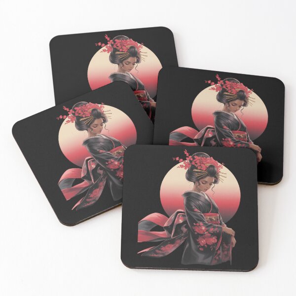 Item preview, Black Woman Black Cat Women Japanese Girl designed and sold by FaithAbbott.