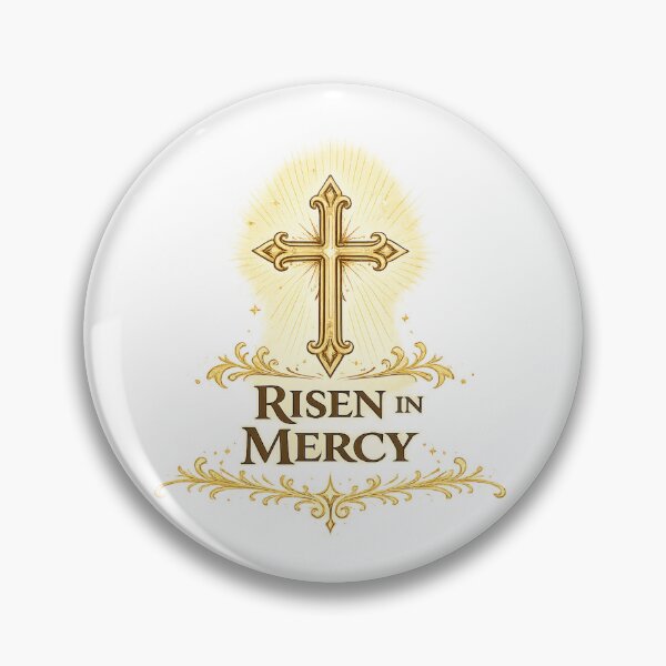 Item preview, Risen in Mercy Christian Easter Faith Design designed and sold by StyleLap.