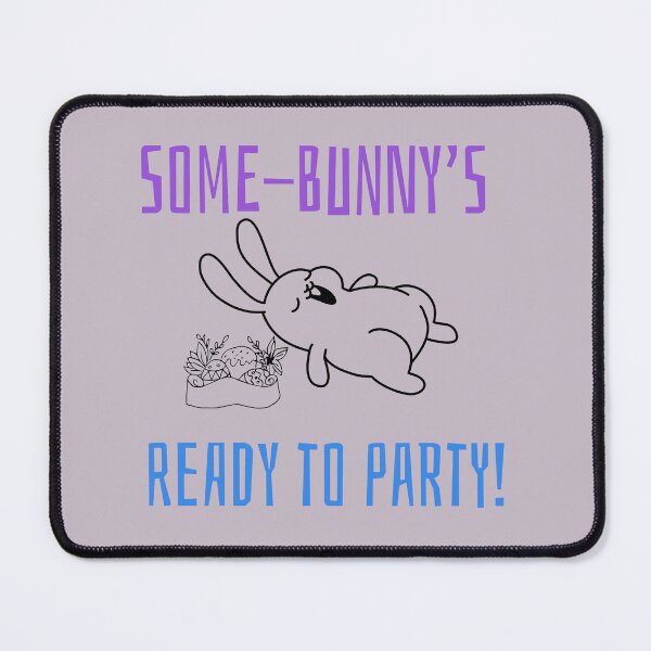 Item preview, "Some-Bunny’s Ready To Party" - Funny Easter Bunny Design designed and sold by OmCollections.