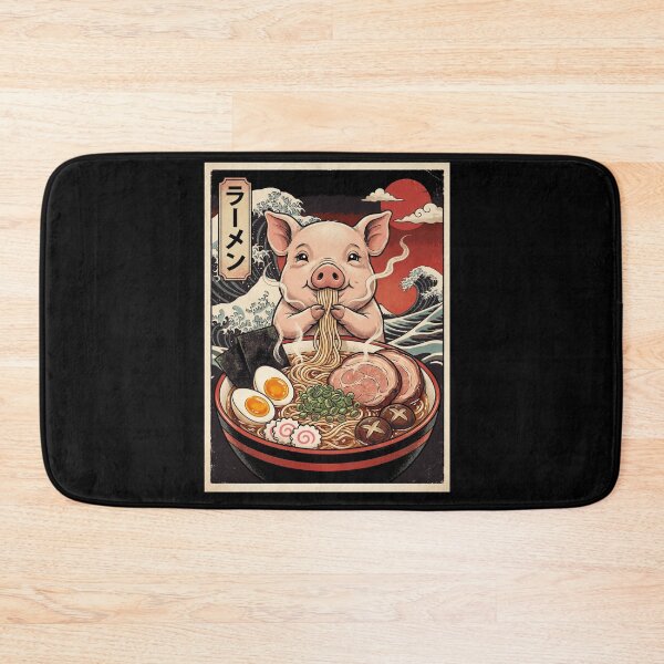 Item preview, Vintage Pig Ramen Japanese Kawaii Anime Animal Lover designed and sold by TerryConnells.