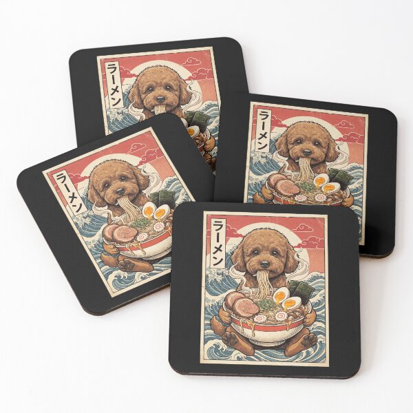 Item preview, Vintage Poodle Ramen Japanese Kawaii Anime Dog Lover designed and sold by TerryConnells.