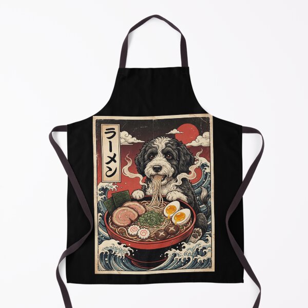 Item preview, Vintage Portuguese Water Dog Ramen Japanese Kawaii Anime Dog Lover designed and sold by TerryConnells.