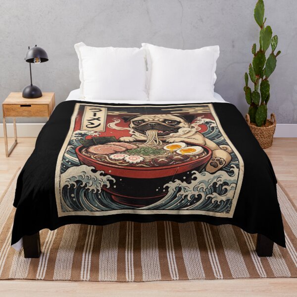 Item preview, Vintage Pug Ramen Japanese Kawaii Anime Dog Lover designed and sold by TerryConnells.