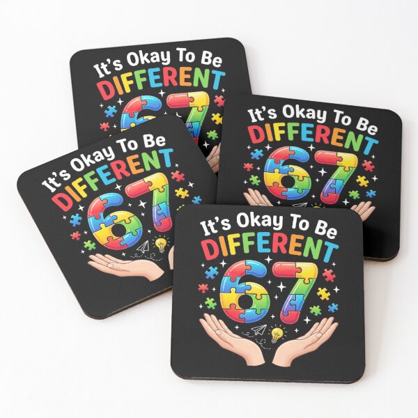 Item preview, Six Seven 67 Puzzle Awareness - Colorful Hand Signs Support Graphic designed and sold by axiksa10.