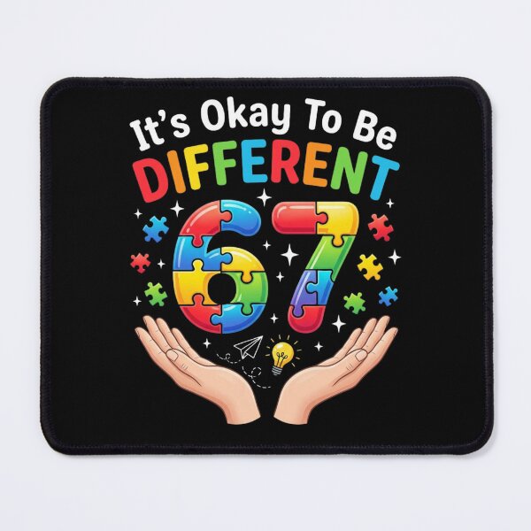 Item preview, Six Seven 67 Puzzle Awareness - Colorful Hand Signs Support Graphic designed and sold by axiksa10.