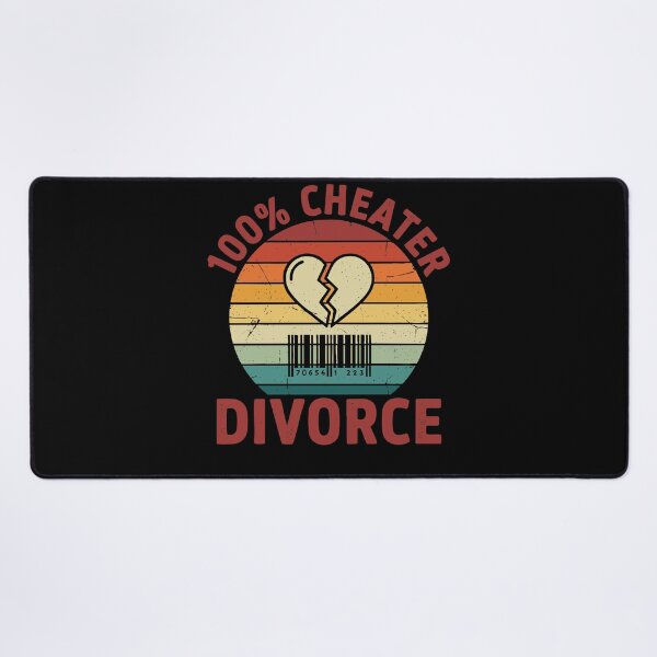 Item preview, Divorce 100 Percent Cheater Finally Divorced designed and sold by LuminOrb.
