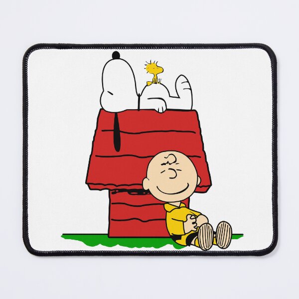 Item preview, Snoopy y Charlie Brown durmiendo la siesta en la caseta del perro rojo. designed and sold by mikergoles.