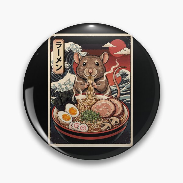 Item preview, Vintage Rat Ramen Japanese Kawaii Anime Animal Lover designed and sold by TerryConnells.