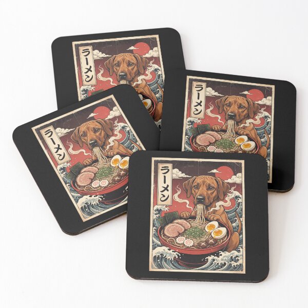 Item preview, Vintage Rhodesian Ridgeback Ramen Japanese Kawaii Anime Dog Lover designed and sold by TerryConnells.